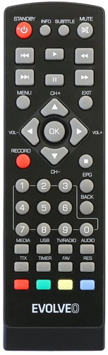 EVOLVEO Remote Control for Alpha HD - Dálkový ovladač na TV - Main image