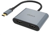 Akasa USB Type-C Adaptér – Dual HDMI MST/AK-CBCA26-18BK - Redukcia
