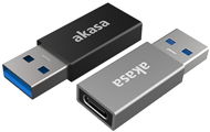 AKASA USB 3.1 Gen2 Type-C female to Type-A malé adaptér, 2 pack - Redukcia