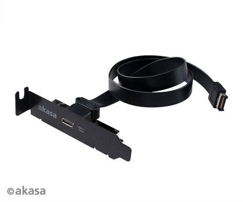 Akasa USB 3.1 Gen2 Typ C für Low-Profile-PCI / AK-CBUB37-50L - Verschlußstopfen - Hauptbild