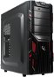 Gembird Gaming CCC-GJ-002-R čierno-červená - PC skrinka