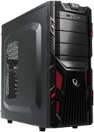 Gembird Gaming CCC-GJ-002-R čierno-červená - PC skrinka