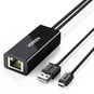 UGREEN Ethernet Adapter for TV Stick (Black) - Síťová karta