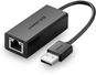UGREEN USB 2.0 10/100Mbps Ethernet Adapter (Black) - Síťová karta