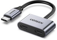UGREEN Type C Male To Type C Female + Type C Female Audio Adapter - Externe Soundkarte