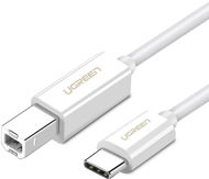 Ugreen USB-C to USB 2.0 Print Cable 1m White - Datový kabel