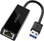 Dátový kábel UGREEN USB 3.0 Gigabit Ethernet Adapter Black - Datový kabel