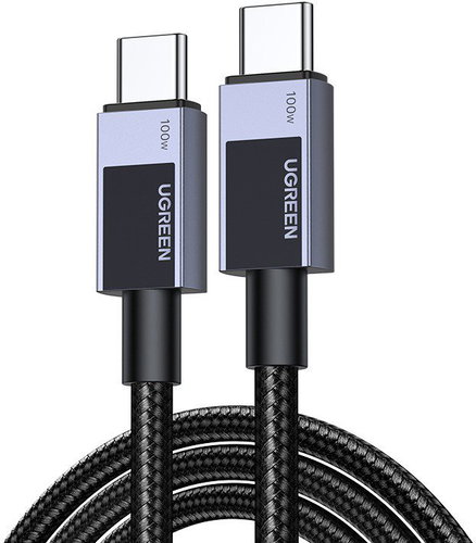 UGREEN USB-C to USB-C 5 A/100 W Braided Cable 3 m - Adatkábel - Fő fotó