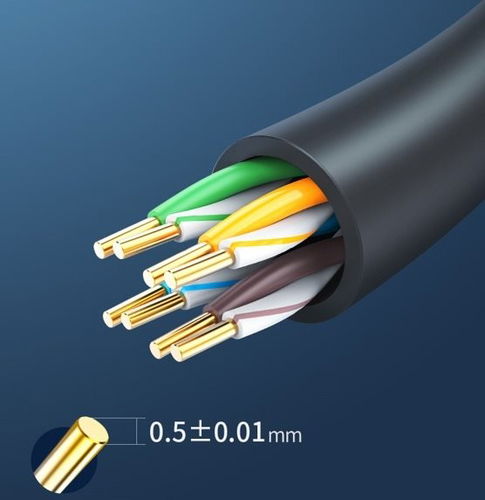 U/UTP Cat.6 Cable Copper 100m Stranded Grey - Network Cable Rolls