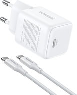 UGREEN Mini 30W PD GaN Tech Charger +1M USB-C Cable - AC Adapter