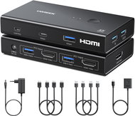 UGREEN HDMI 2.0 KVM Switch 2 In 1 Out - Toggle Switch