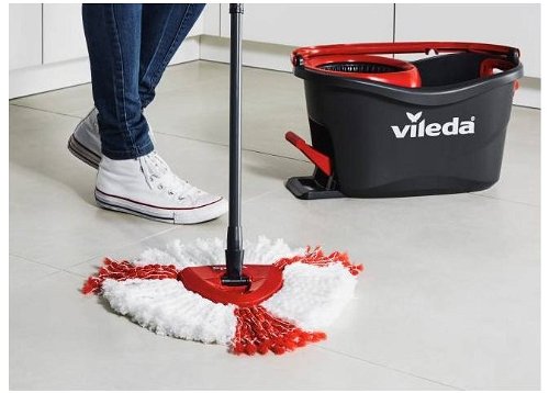 Vileda Easy Wring and Clean Floor Mop Turbo Microfibre 2in1 Replacement  Refill M