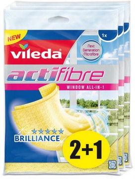 VILEDA Actifibre Window Microhardware 3x1 pcs - Cloth