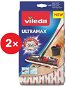 VILEDA 2× Ultramax mop replacement Microfibre 2in1 - Replacement Mop