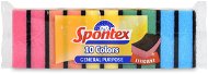 Mosogatószivacs SPONTEX Colors, 10 db - Houbička na nádobí