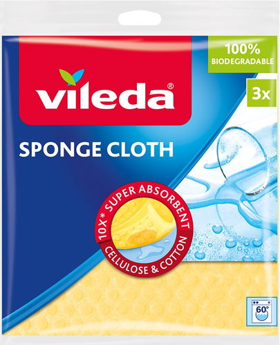 VILEDA Sponge cloth 3pcs - Cloth