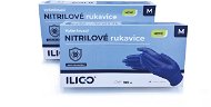 ILICO Antimikrobiális nitril kesztyű L, 100 db - Egyszer használatos kesztyű