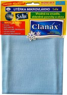 Dish Cloth CLANAX microfibre window towel Sapphire 290 g, 40 × 40 cm - Utěrka