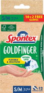 SPONTEX Godfinger veľkosť S / M, 12 ks - Jednorazové rukavice