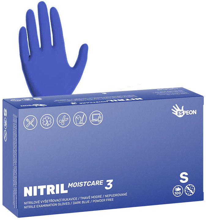 ESPEON Nitril Moistcare3 méret S, 100 darab