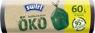 Öko szemeteszsák SWIRL EKO Behúzható szemeteszsák 60 l, 8 db - Eko pytle na odpad