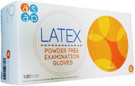 ASAP Latex Gloves without Powder, 100pcs, size S - Disposable Gloves