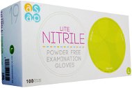 Disposable Gloves ASAP Nitrile gloves without powder 100 pcs L - Jednorázové rukavice