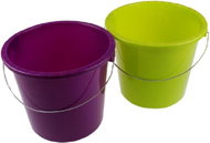 NITEOLA Round Bucket 5l without Sink, Metal Handle - Bucket