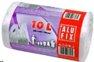 ALUFIX Garbage Bags Binding with Handles 60l, 71 × 16 × 64cm, Colour of White, 12 pcs/Roll - Bin Bags