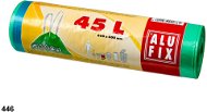 ALUFIX visszahúzható szemeteszsákok 45 l, 60 × 60 cm, zöld, 20 db/guriga - Szemeteszsák