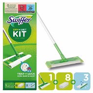 Mop Swiffer Sweeper na podlahy Startovací Sada: 1 Násada, 8ks Dry a 3ks vlhčené ubrousky - Mop