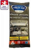 Fresh Air čistící ubrousky na interiér vozidla, 20 ks - Wet Wipes