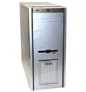 ModeCom middle tower PRISM stříbrný (silver), 300W ATX Fortron, 4x 5.25", 1+5x 3.5", USB/ audio - PC Case