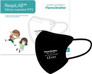 RespiLAB Children's Respirator FFP2 NR, 10 pcs (Black) - Respirator