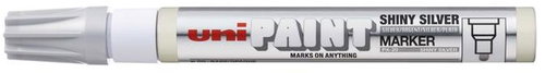 UNI PAINT PX-20 2,2-2,8 mm, fényes ezüst - Jelölőfilc - Fő fotó