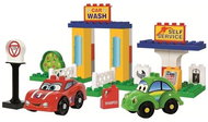 Unico Plus Car wash and parking lot 37 pieces - Building Set