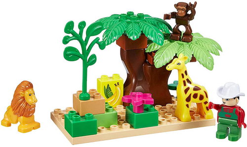 Unico Plus Wild Safari compatible 18 parts - Building Set - Main image