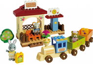 Unico Plus Maximilian Families Train with station compatible 68 pieces - Building Set