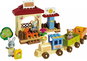 Building Set Unico Plus Maximilian Families Train with station compatible 68 pieces - Stavebnice