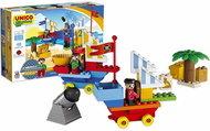 Unico Plus Pirates - fight for the treasure island compatible 46 parts - Building Set