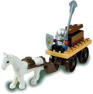 Unico Plus Rytíř s povozem kompatibilní 10 dílů - Stavebnice