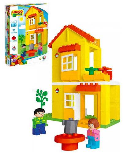 Unico Plus Country villa compatible 71 parts - Building Set - Main image