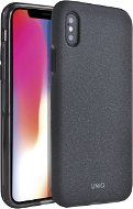 Uniq Lithos Hybrid iPhone Xs Max, Charcoal - Phone Cover