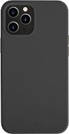 Uniq Hybrid iPhone 12/12 Pro Lino Hue Antimicrobial - Ink Black - Phone Cover