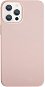Uniq Hybrid iPhone 12/12 Pro Lino Hue Antimicrobial - Blush Pink - Handyhülle