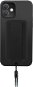 UNIQ Hybrid iPhone 12 Mini Heldro Antimikrobielle Abdeckung mit Band und Schlaufe schwarz - Handyhülle