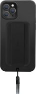 UNIQ Hybrid Heldro iPhone 12/12 Pro fekete antimikrobiális tok zsinórral és pánttal - Telefon tok