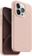 UNIQ Lino Hue MagClick Blush iPhone 15 Pro rózsaszín tok - Telefon tok