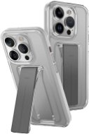 UNIQ Heldro Mount+ ochranný kryt na iPhone 15 Pro se stojánkem, Lucent (Clear) - Phone Cover