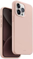 UNIQ Lino Hue MagClick Schutzhülle für iPhone 15 Pro Max, Blush (Pink) - Handyhülle